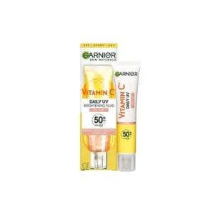 Дневен слънцезащитен флуид с витамин C SPF 50+ Garnier Vitamin C , 40 мл